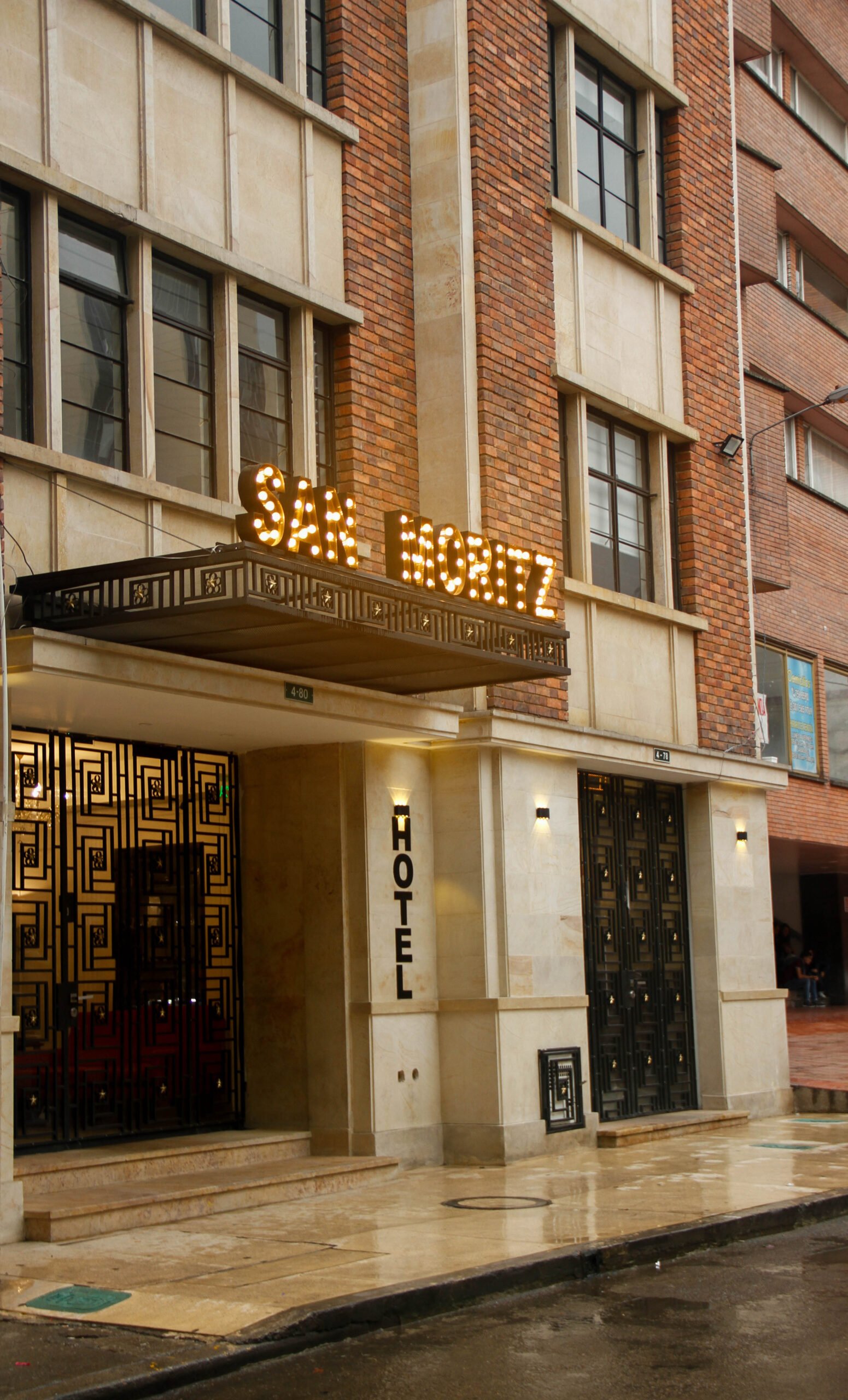 Espacios del Hotel San Moritz